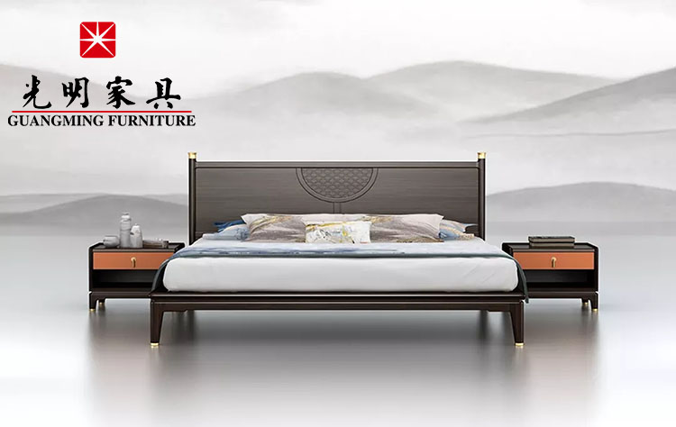 卧室有这样的实木床 ，让你了解舒服的睡眠质量