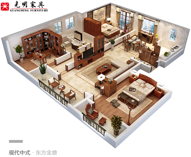 追求高品质的家居环境，从优质实木家具开始